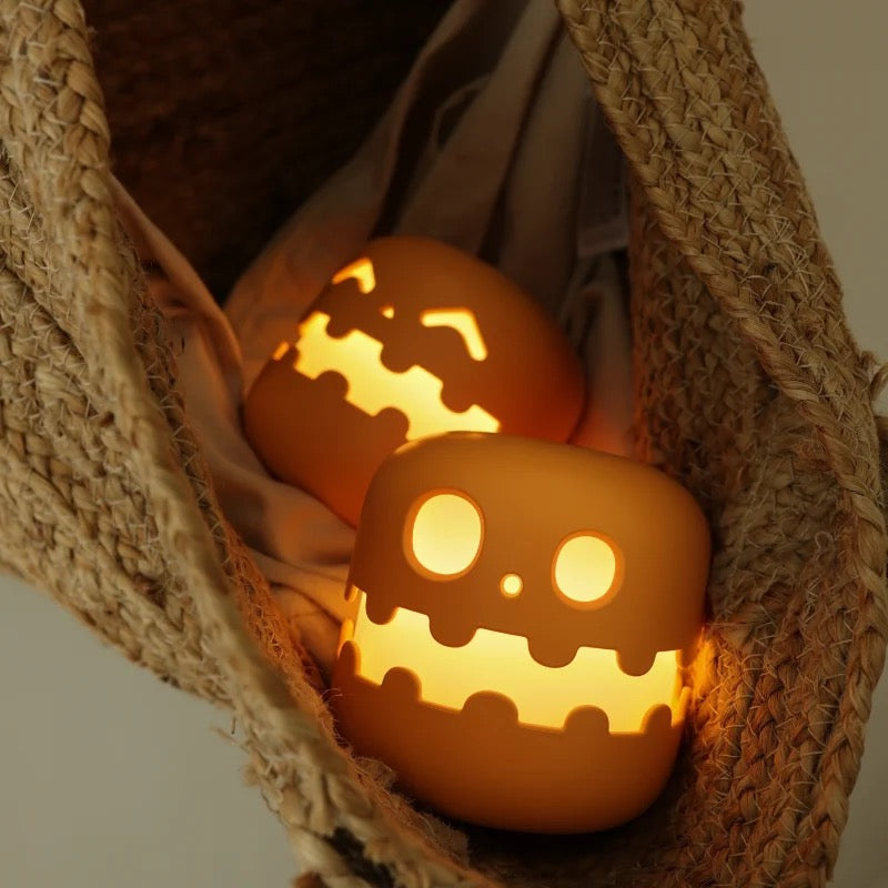 Pumpkin Ghost Face Nightlight