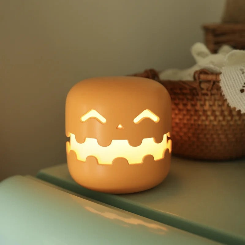 Pumpkin Ghost Face Nightlight