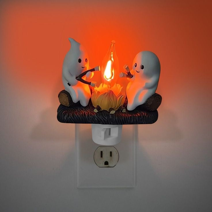 Ghost Campfire Nightlight