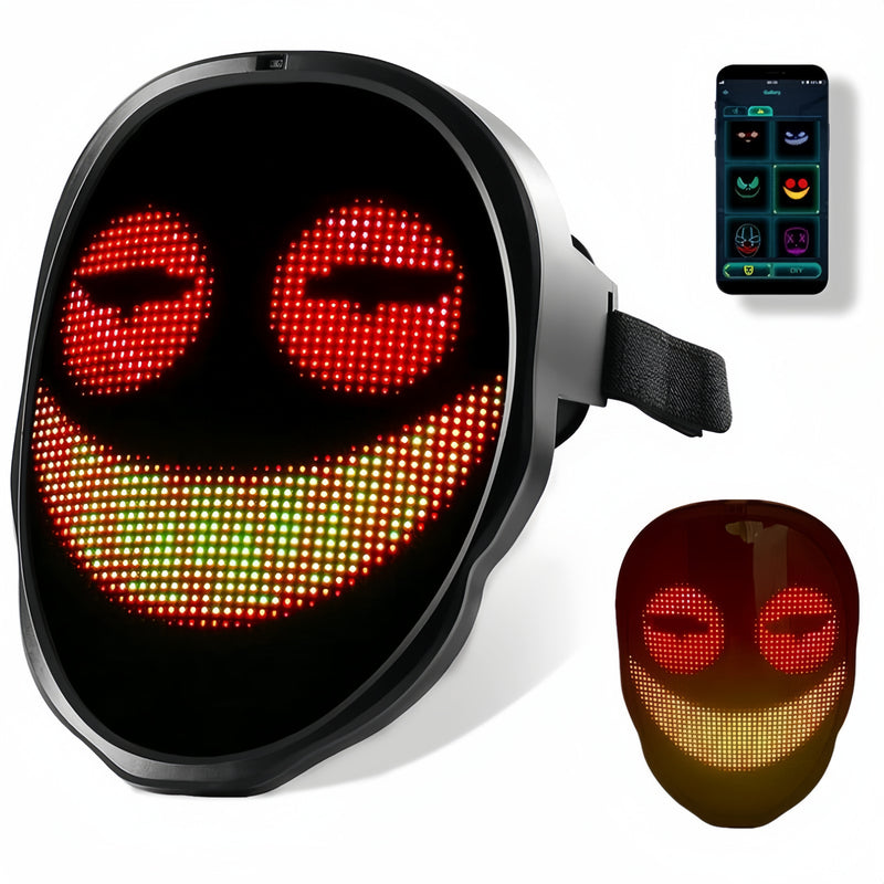 Face Transforming Led HalloMask - App Controlled