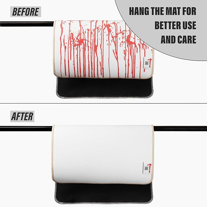 The Murder Mat Bath Changes Color Instantly Turns Red When Wet